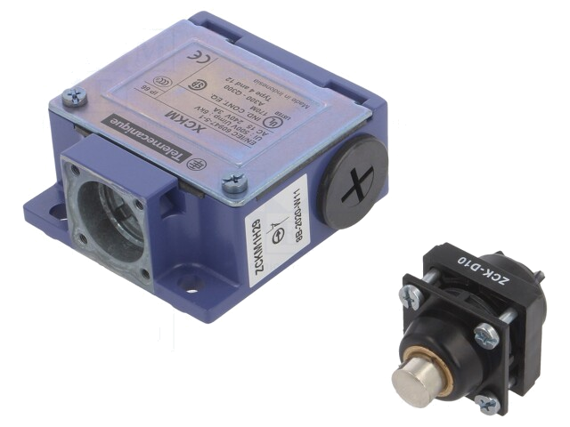 Eindschakelaar; pin Ø10mm; NO + NC; 10A; max.250VAC; max.250VDC Eindschakelaar; pin Ø10mm; NO + NC; 10A; max.250VAC; max.250VDC